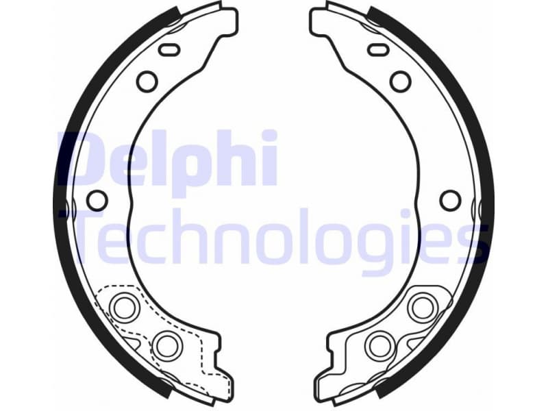 Brake Shoe Set, parking brake LS1962