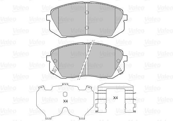 Brake Pad Set, disc brake 601322 - image 2