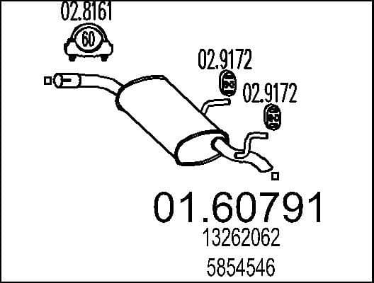 Rear Muffler 01.60791