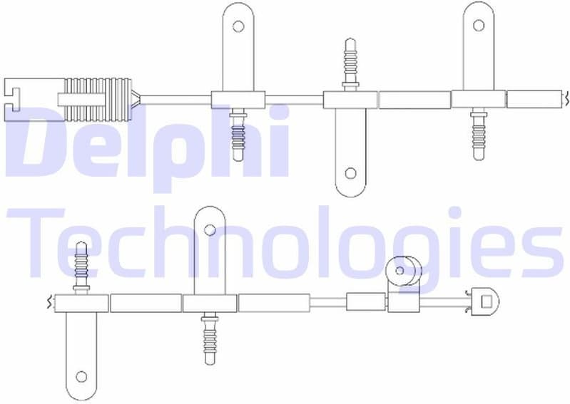 Warning Contact, brake pad wear LZ0164