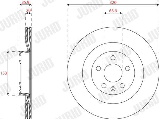 Brake Disc COAT+ 563288JC