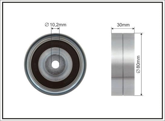 Deflection Pulley/Guide Pulley, timing belt 500126