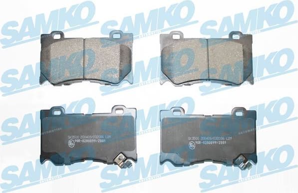 Brake Pad Set, disc brake 5SP2086