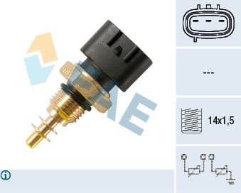 Sensor, coolant temperature 33476