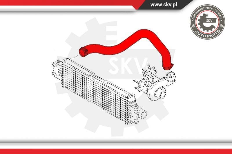 Charge Air Hose 24SKV593 - image 4