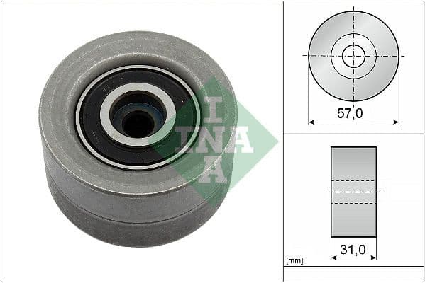 Deflection Pulley/Guide Pulley, timing belt 532 0992 10
