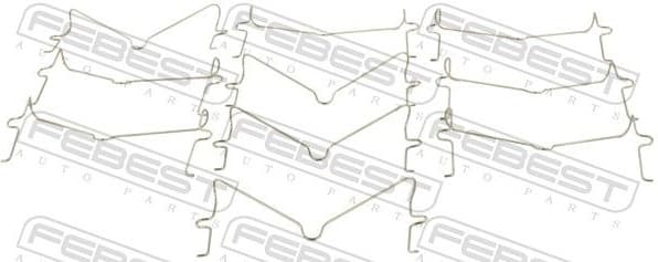 Spring, disc brake pad 0103-003-PCS10