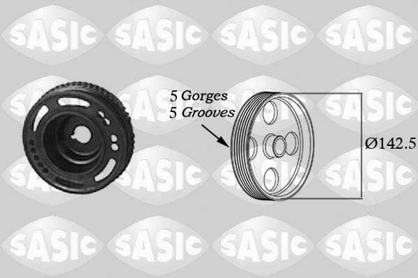 Belt Pulley, crankshaft 2156013
