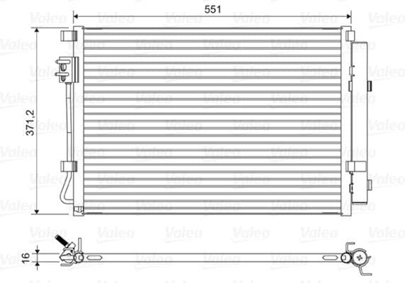 Condenser, air conditioning 822581