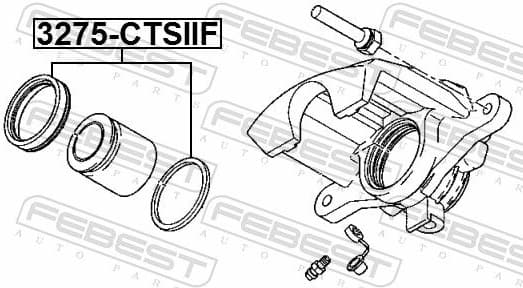 Repair Kit, brake caliper 3275-CTSIIF - image 2