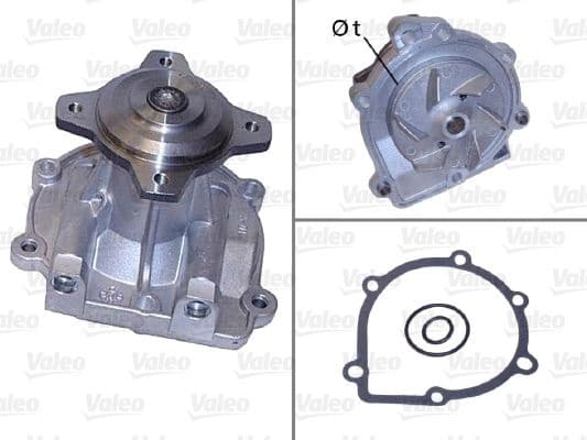 Water Pump, engine cooling 506904