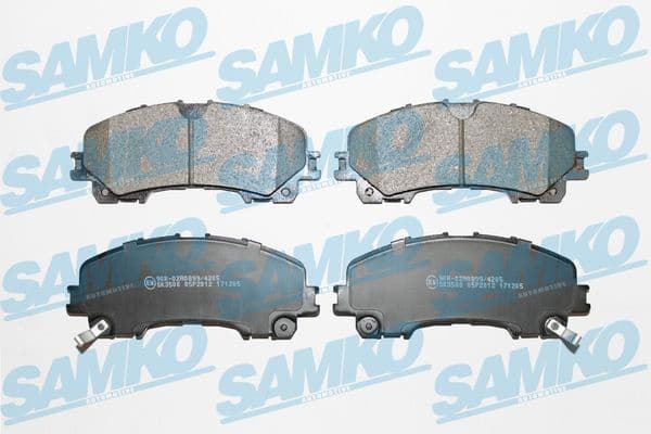 Brake Pad Set, disc brake 5SP2012