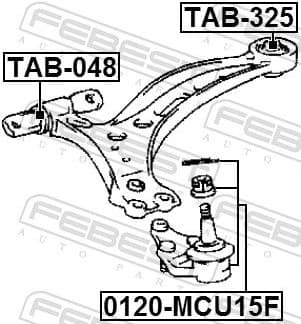 Ball Joint 0120-MCU15F - image 2
