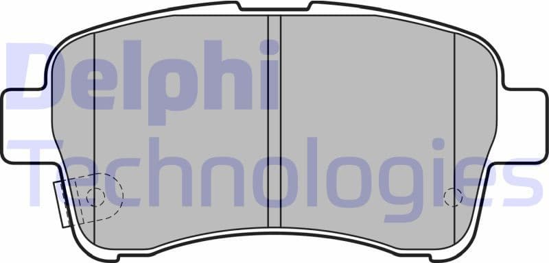 Brake Pad Set, disc brake LP2205