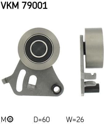 Tensioner Pulley, timing belt VKM 79001 - image 2