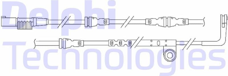 Warning Contact, brake pad wear LZ0203
