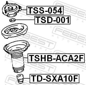 Suspension Strut Support Mount TSS-054 - image 2