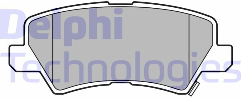 Brake Pad Set, disc brake LP3665