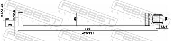 Shock Absorber 21650805R - image 2