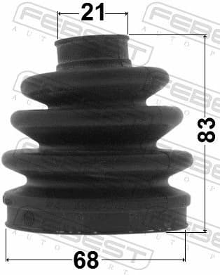 Bellow, drive shaft 2117-CBK - image 2