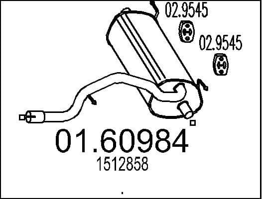 Rear Muffler 01.60984