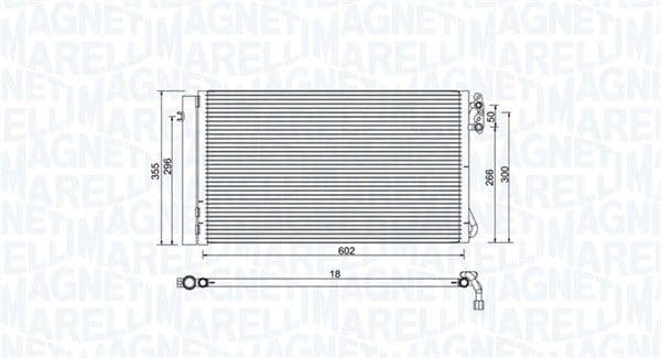 Condenser, air conditioning 350203752000