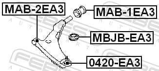 Ball Joint 0420-EA3 - image 2