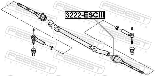 Inner Tie Rod 3222-ESCIII - image 2