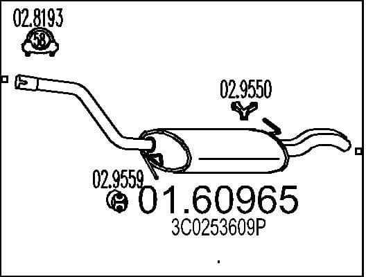 Rear Muffler 01.60965