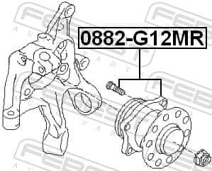 Wheel Hub 0882-G12MR - image 2