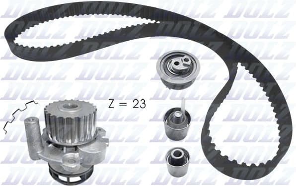 Water Pump & Timing Belt Kit KD165