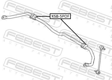 Mounting, stabiliser bar KSB-SPOF - image 2