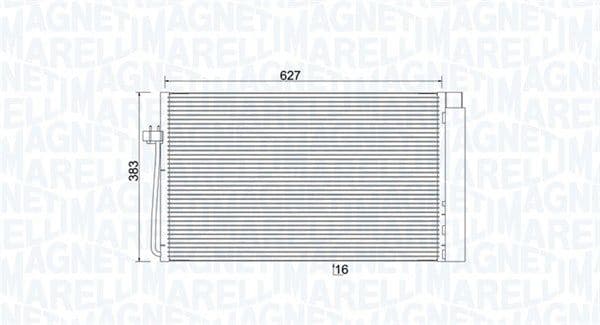 Condenser, air conditioning 350203899000