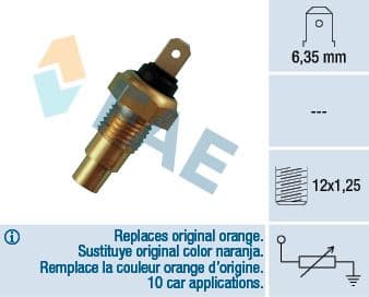 Sensor, coolant temperature 31520