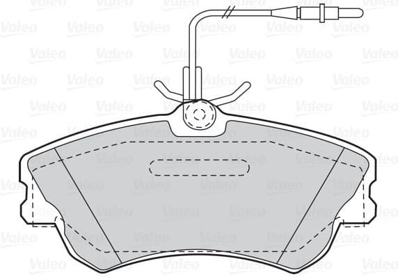 Brake Pad Set, disc brake ESSENTIAL 302217
