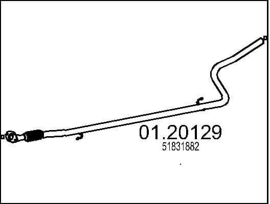 Exhaust Pipe 01.20129