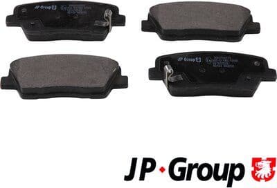Brake Pad Set, disc brake JP 3663700510