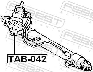 Mounting, steering gear TAB-042 - image 2