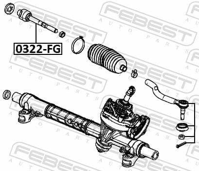 Inner Tie Rod 0322-FG - image 2