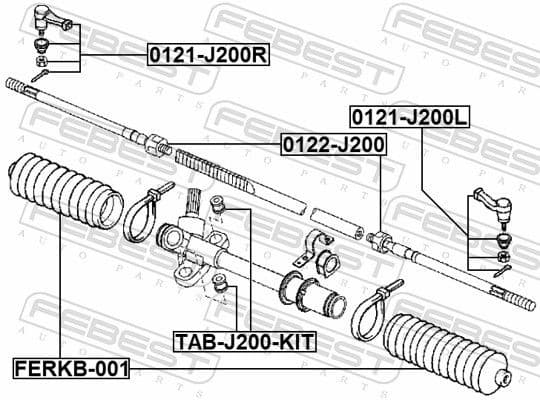 Tie Rod End 0121-J200R - image 2