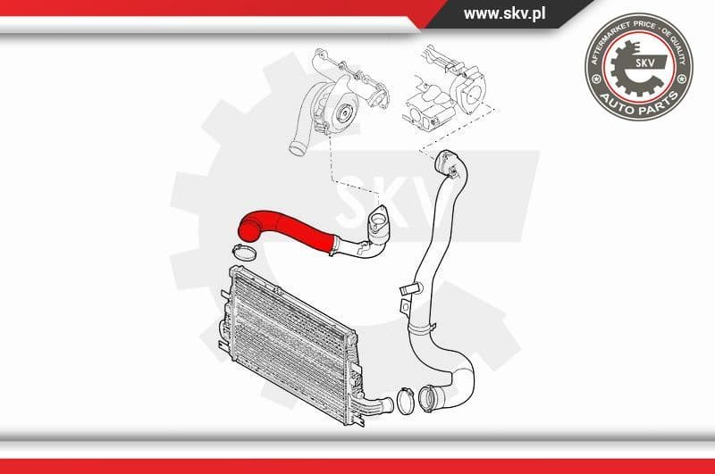 Charge Air Hose 43SKV208 - image 4