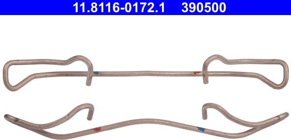 Spring, brake caliper 11.8116-0172.1