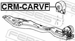 Mounting, engine CRM-CARVF - image 2
