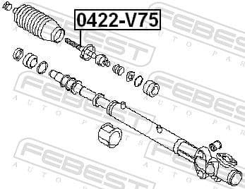 Inner Tie Rod 0422-V75 - image 2