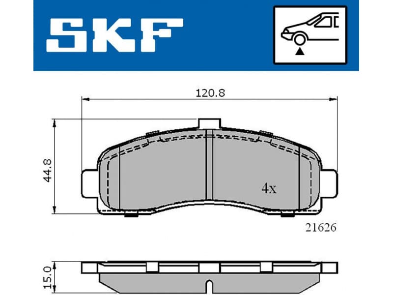 Brake Pad Set, disc brake VKBP80492