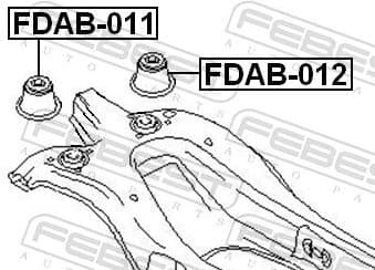 Bushing, axle beam FDAB-012 - image 2