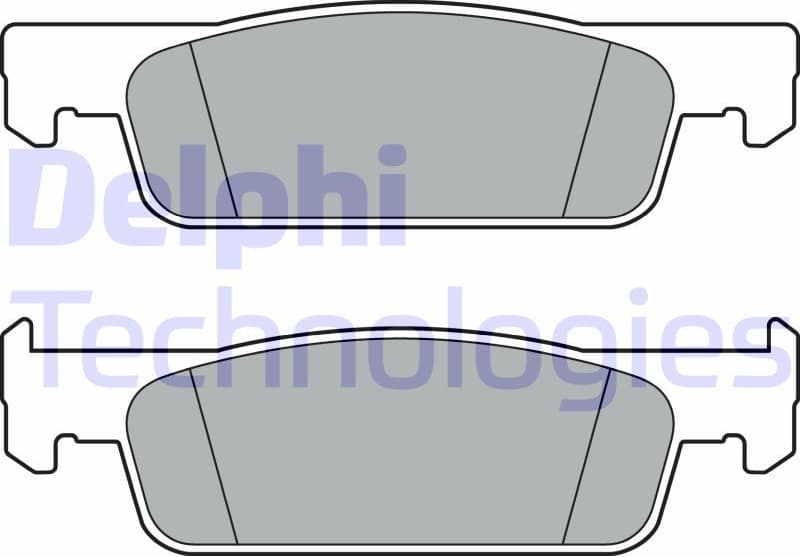 Brake Pad Set, disc brake LP3387