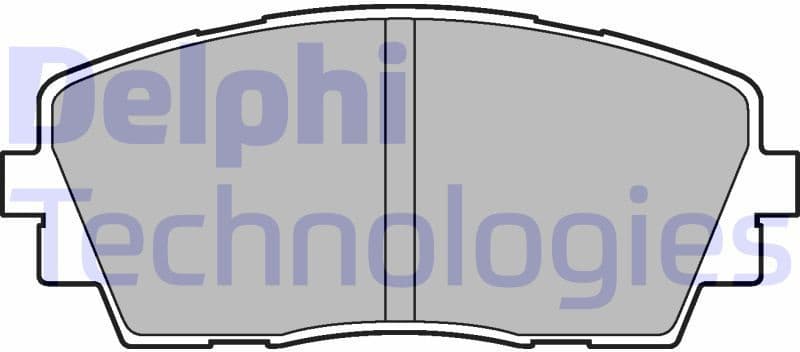 Brake Pad Set, disc brake LP2296