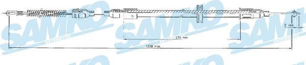 Cable Pull, parking brake C0547B