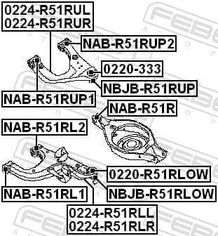 Bellow, ball joint NBJB-R51RLOW - image 2
